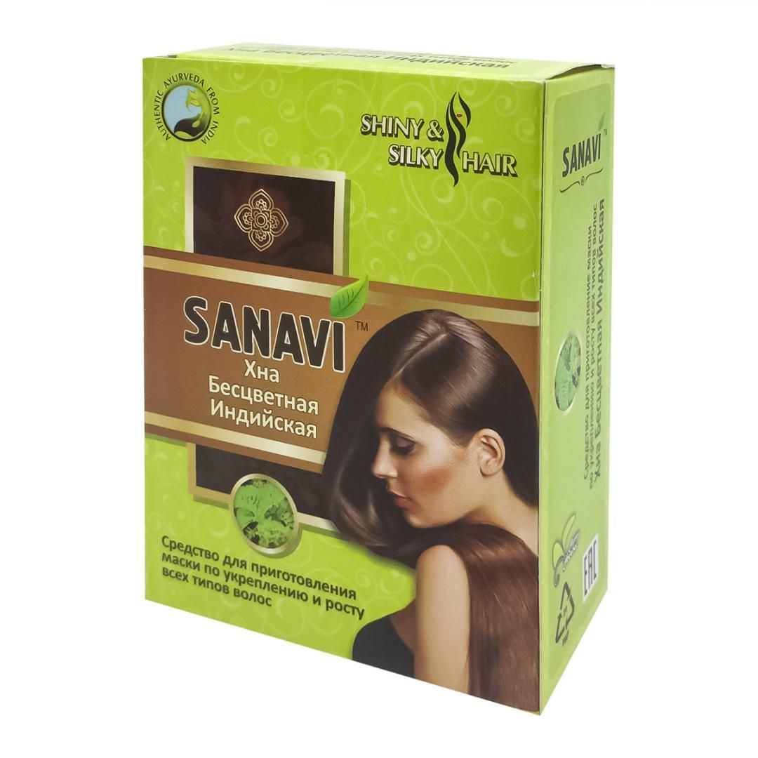Хна бесцветная натуральная Санави, 100г, Sanavi. Индия.