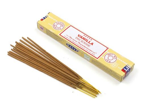 Сатья благовония пыльцовые Ваниль, 15г.  Satya Vanilla.