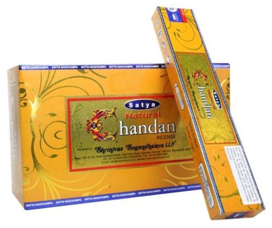 Сатья благовония Чандан (Сандал), 15г. Natural Chandan Satya