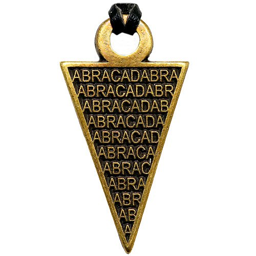 11. Амулет-подвеска «Абракадабра».