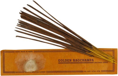 Благовония пыльцовые Золотая НагЧампа. Golden Nagchampa. Непал. 15гр.