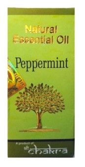 Эфирное масло Мята перечная 10 мл Шри Чакра Peppermint Essential Oil Shri Chakra.