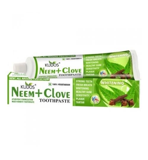 Ним+Гвоздика зубная паста 100 г , Кудос, (Kudos Neem+Clove), 100g.