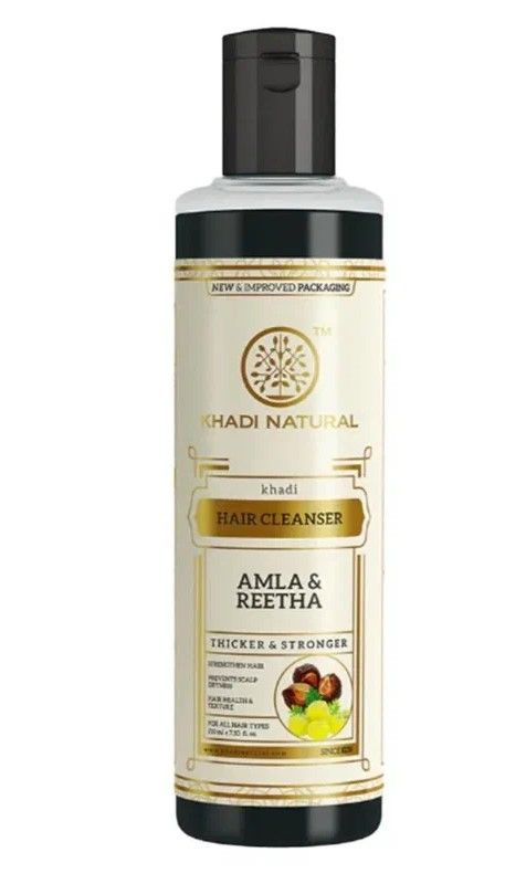 Кхади шампунь Амла Ритха, 210мл. Amla Reetha Khadi.
