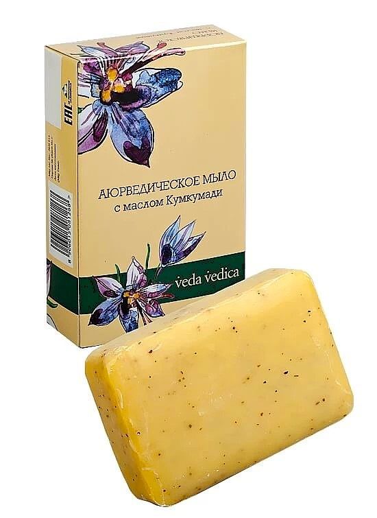 Аюрведическое мыло с маслом Кумкумади, Veda Vedica, 125 гр