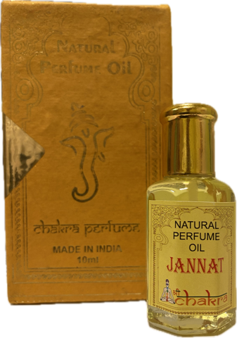 Масло духи JANNAT ( Джаннат) 10 мл,  Chakra Perfume.