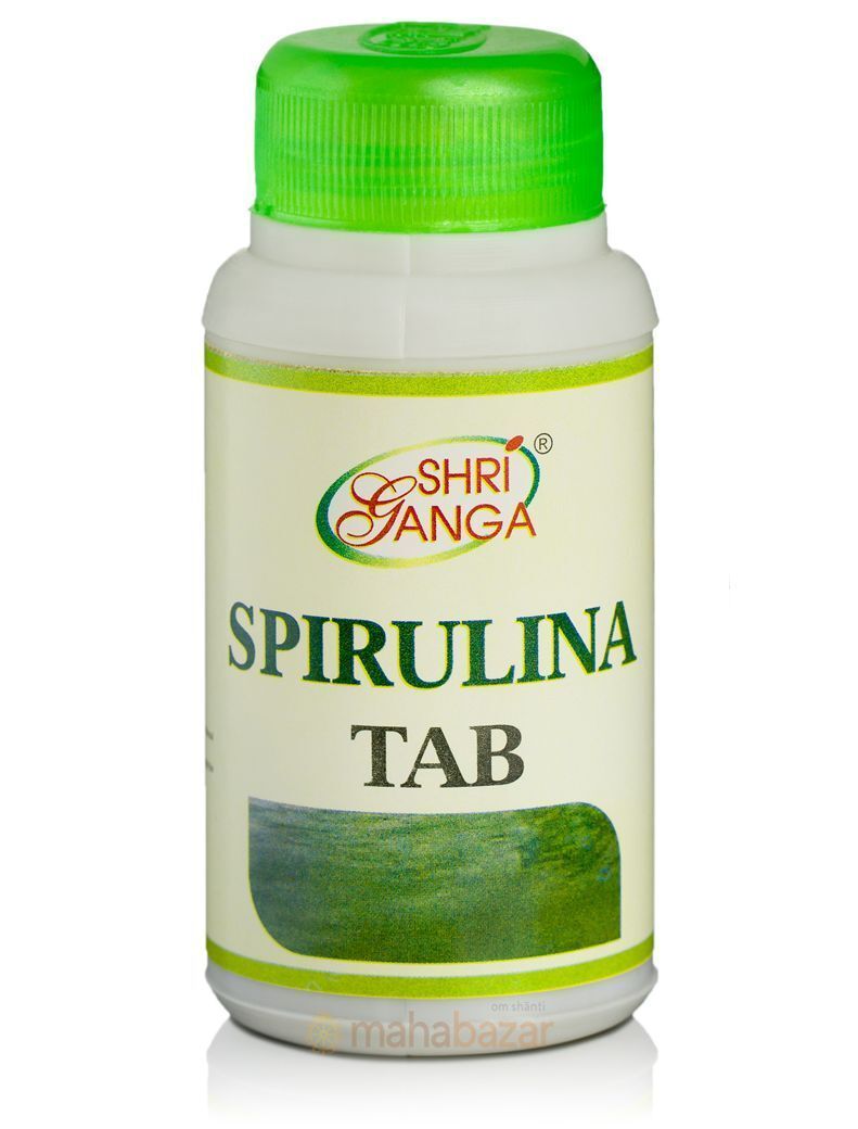 Спирулина Шри Ганга 60 шт. в уп. Spirulina tab Shri Ganga, 60 tab