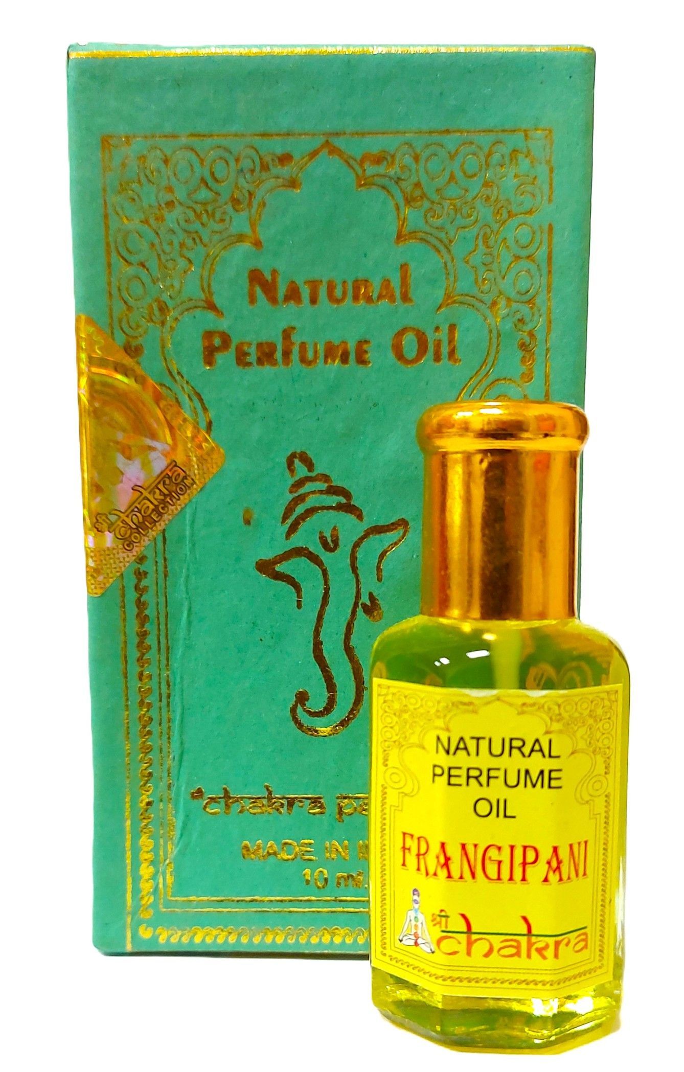 Масло  духи  Франжипани, Chakra  Perfume oil 10 мл 
