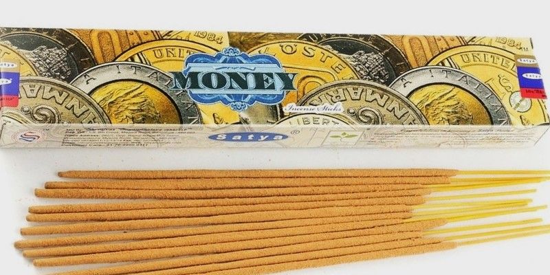 Мани (Деньги) Сатья благовония пыльцовые , 15г. Satya Money.