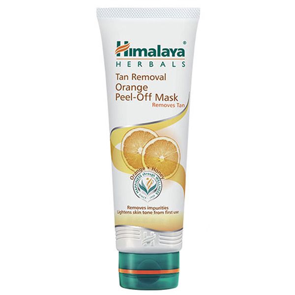 Хималая маска-пленка для лица Апельсин, 50г. Himalaya Herbals Tan Removal Orange Peel-Off Mask.