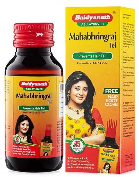  Махабрингарадж Байдьянатх  масло для волос 100 мл. Baidyanath Mahabhringraj tel.
