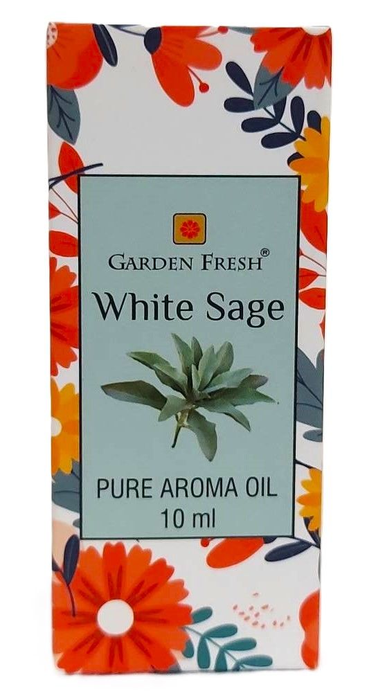 Ароматическое масло Белый Шалфей, 10мл. Natural Aroma White Sage, Garden Fresh.