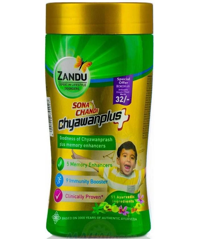 Чаванпраш Сона Чанди Чаван Плюс, Занду, 450г. Chyavanprash Chyawanplus Zandu.