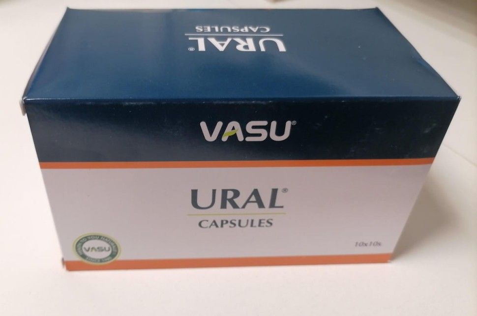 Урал для здоровья почек 100  капсул  в упаковке  Васу Ural Vasu 