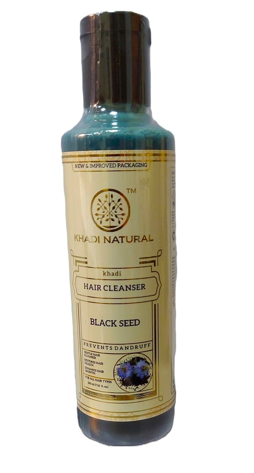 Кхади шампунь Черный Тмин, 210мл. Hair Cleanser Black Seed.