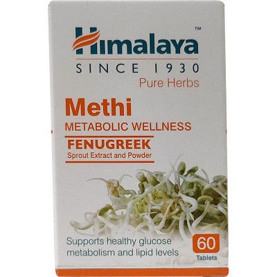  МЕТХИ ( Фенугрек Пажитник )  проростки, Хималайя 60шт.в уп. METHI Himalaya  срок до 06/2025 