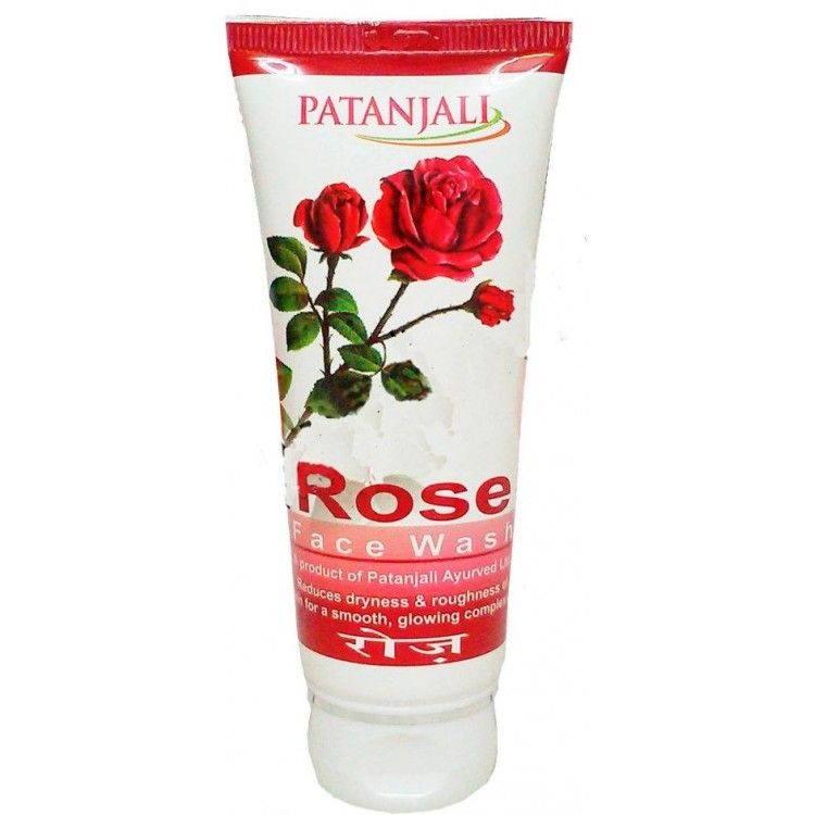 Патанджали гель для умывания Роза, 60г. Patanjali face wash Rosa.