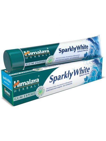 Спарклин уайт Хималая зубная паста отбеливающая Sparkly White Himalaya,80г.