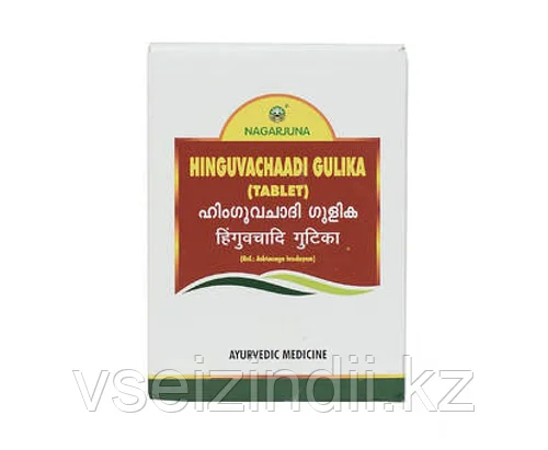 Хингувачади Гулика 100 штук в упаковке, Hinguvachadi Gulika, Nagarjuna, 