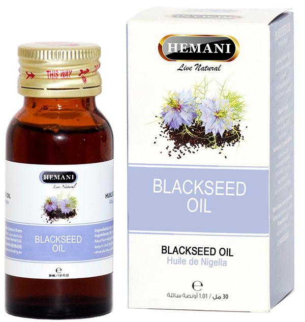 Хемани масло Черного Тмина, 30мл. Hemani Black Seed Oil.