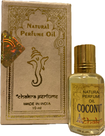 Масло духи КОКОС Coconut ,10мл,  Chakra Perfume.