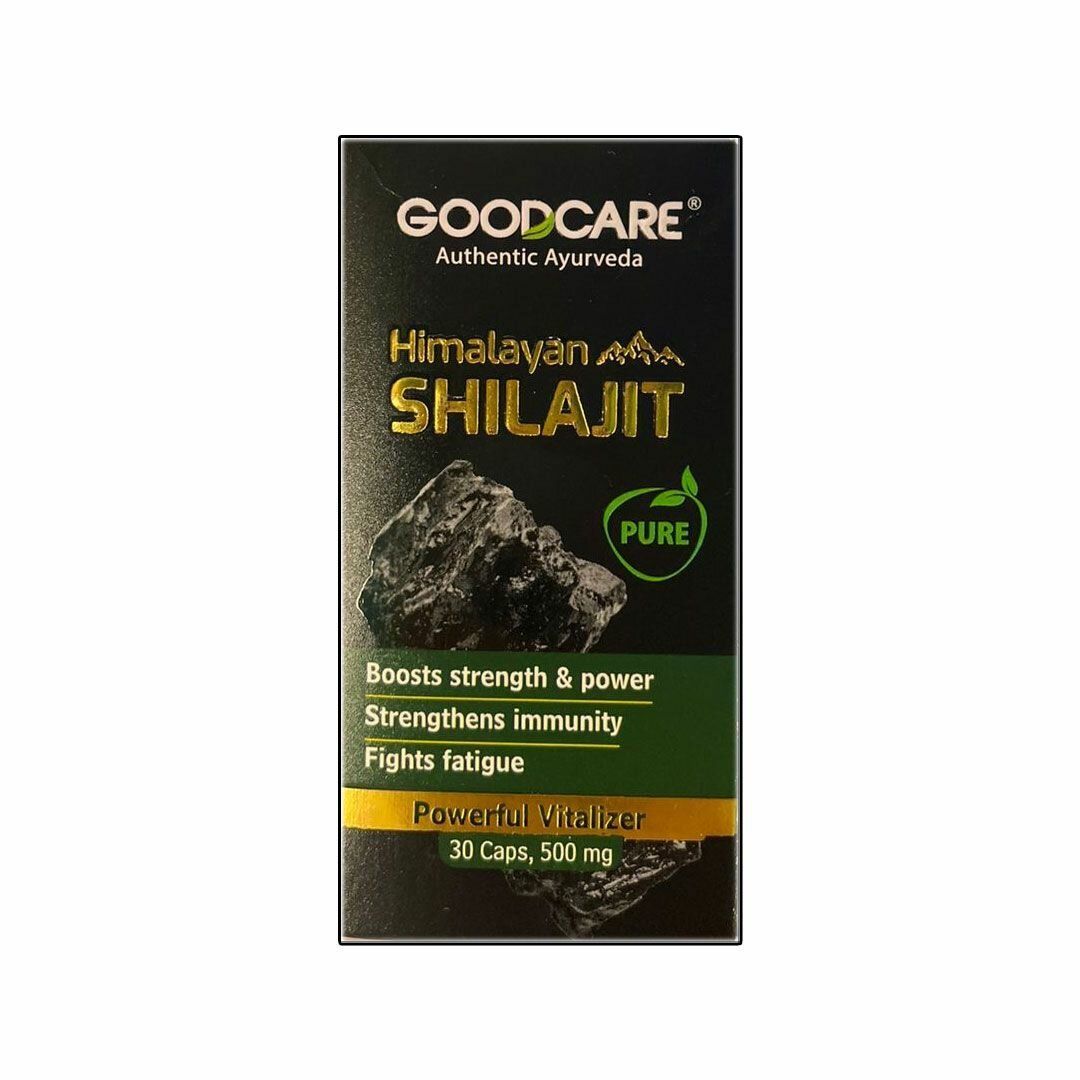 Шиладжит гималайский, без сахара, 30 капс., Индия. Himalayan Shilajit Goodcare.