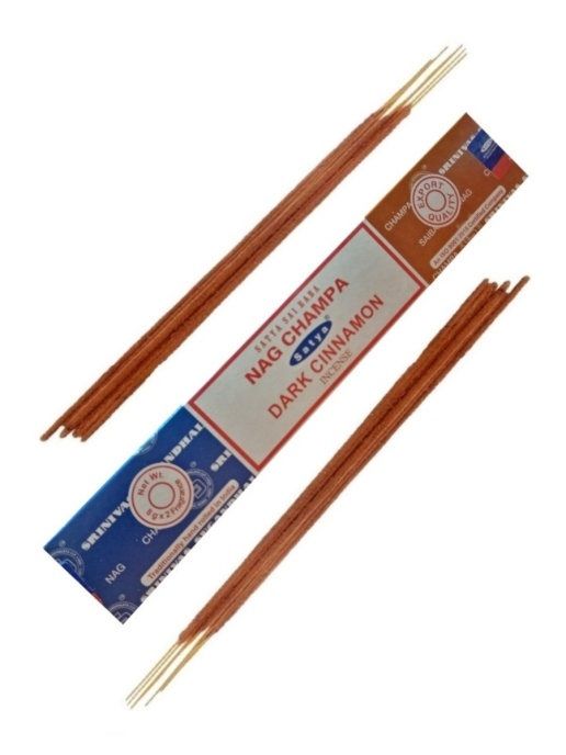 Сатья благовония Комбо Наг Чампа и Корица темная, 16г. Satya Combo Nag Champa & Dark Cinnamon.