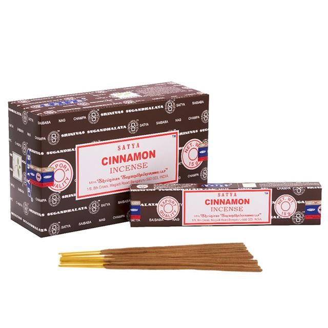 Сатья благовония пыльцовые Корица, 15г. Satya Cinnamon.