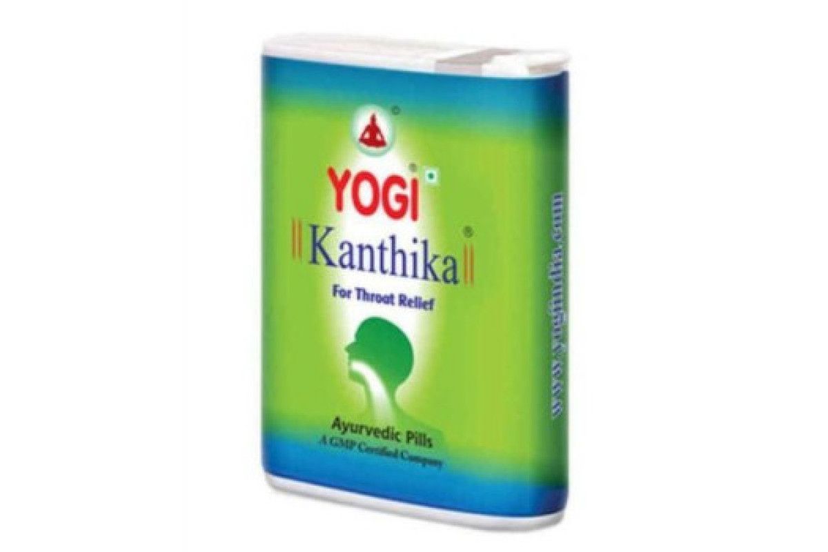аюрведические драже от ангины кашля 280шт Йоги Кантика Yogi Kanthika