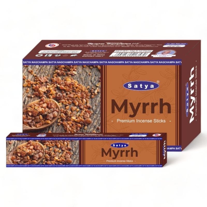 Сатья Премиум благовония  Мирра, 15 гр. Satya Myrrh Premium.