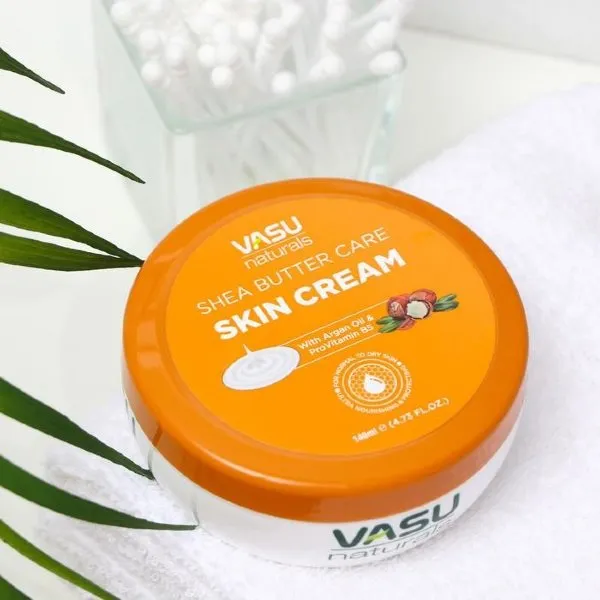 Крем с маслом Ши, 140 мл, Васу. Индия. Vasu Shea Butter care skin cream.