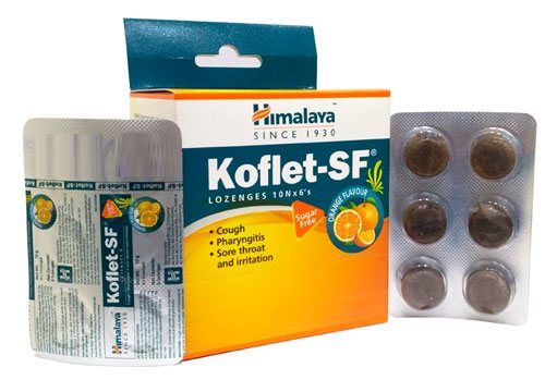 Леденцы Koflet-SF без сахара, Ginger and mint , имбирь и мята 