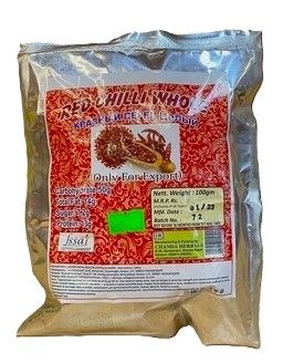 Перец красный Чили целый острый, 100г.  Red Chilli Whole Chanda.