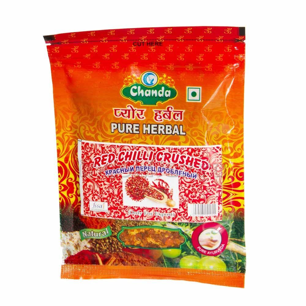  Чили перец красный Дроблёный ЧАНДА Red Chilli Crushed CHANDA 50 г