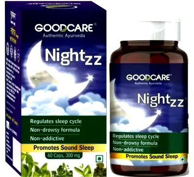 Найтз, натуральное средство для сна, Байдьянатх, 60 капс. NIGHTZZ Induces Sound Sleep, Good Care Baidyanath 