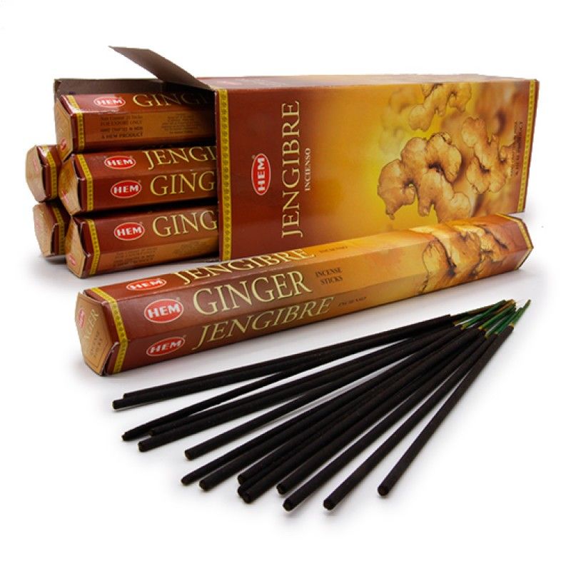 Имбирь благовония, Хем, 20шт.в уп. Ginger Hem.