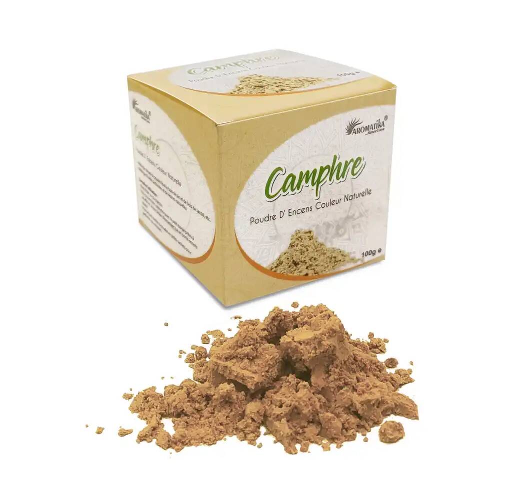Камфора, Ароматика, 100г. CAMPHRE  Poudre D'Encens Couleur Naturelle, Aromatika 
