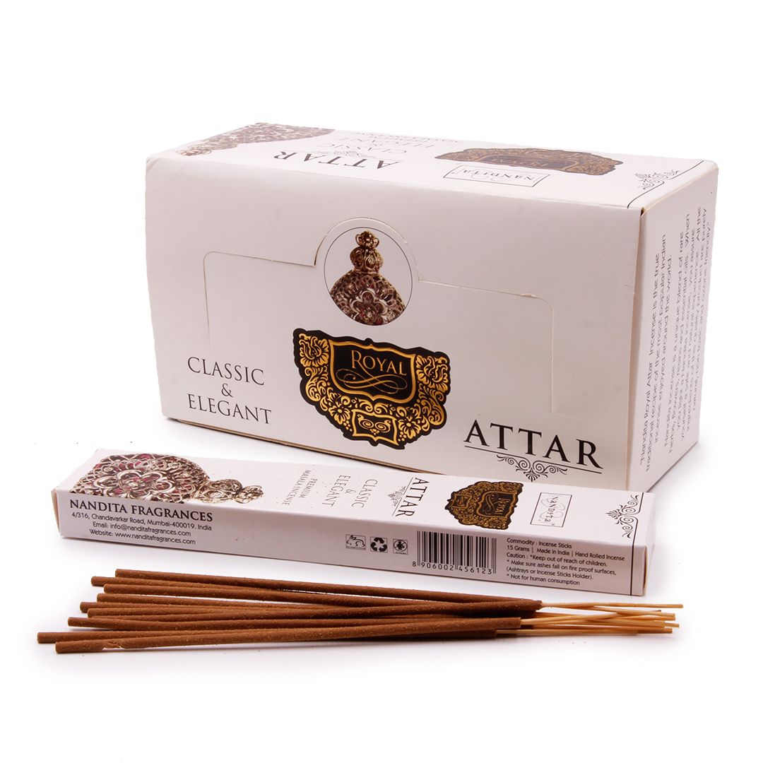 Нандита благовония Королевский Аттар , 15г. Nandita Fragrances Royal ATTAR.
