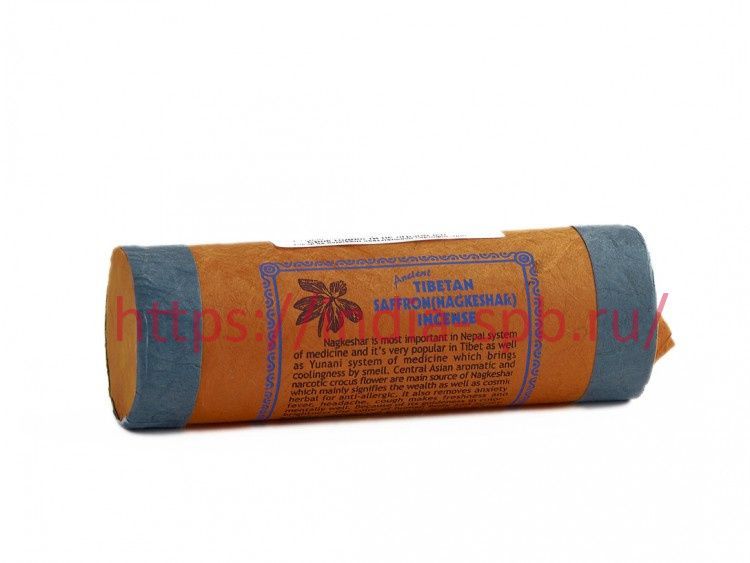 Благовоние Tibetan Saffron (Nagkeshar) Incense (Тибетский шафран), 30 палочек по 11,5 см