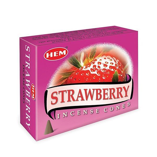 Хем конусы Клубника, 10шт. в уп. HEM cones Strawberry.