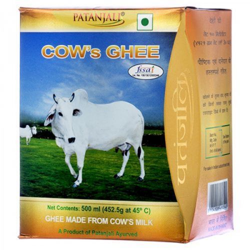  Гхи масло Патанджали, 500 г Cow's Ghee Patanjali.