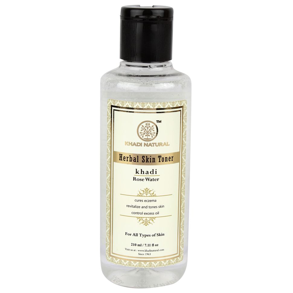  Розовая вода тоник для лица  Кхади, 210мл. Khadi Herbal Skin Tonic Rose Water.