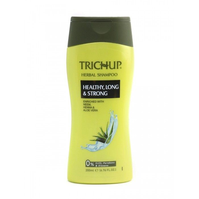 Тричап шампунь с кондиционером  для роста волос, 200 мл.Trichup Herbal Shampoo Healthy, Long & Strong.
