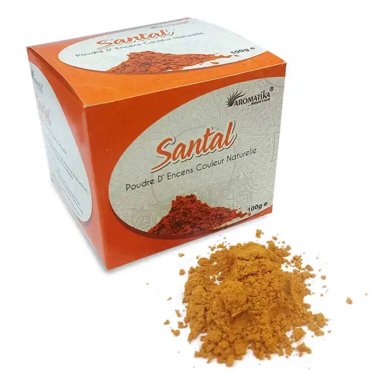 Сандал санг, Ароматика, 100г. SANTAL Poudre D'Encens Couleur Naturelle, Aromatika.
