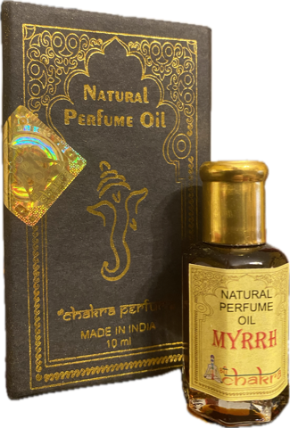 Масло духи Myrrh  Мирра Chakra Perfume oil 10 мл