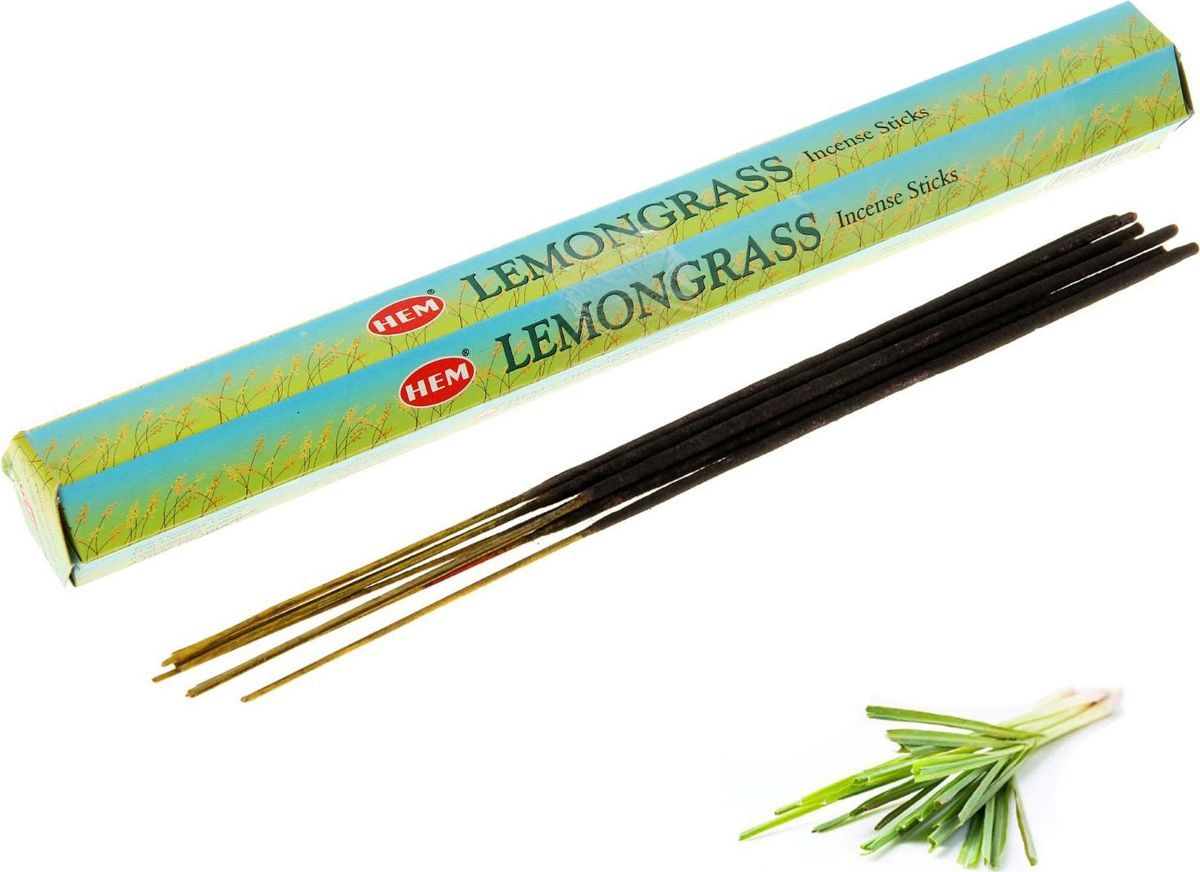 Лемонграсс (лимонник) благовония, Хем, 20шт.в уп. LemonGrass Hem.