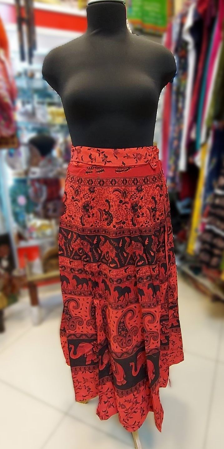 Юбка с запахом, хлопок 100%, free size.