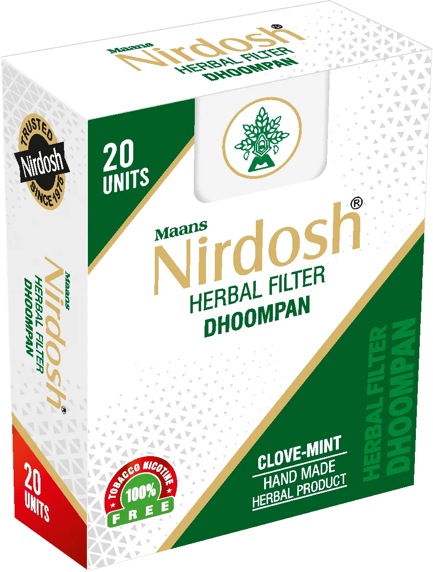 Нирдош ингаляторы с фильтром, Гвоздика и мята (Clove Mint), 20шт