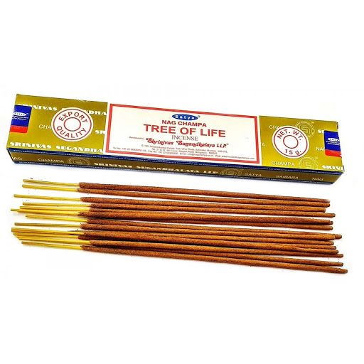 Сатья благовония Чайное дерево, 15г. Satya Nag Champa Tree of Life.