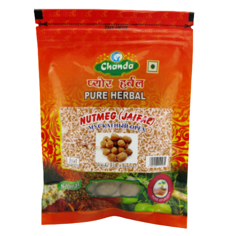 Мускатный орех целый 100г Чанда, Индия, Nutmeg 100g Chanda